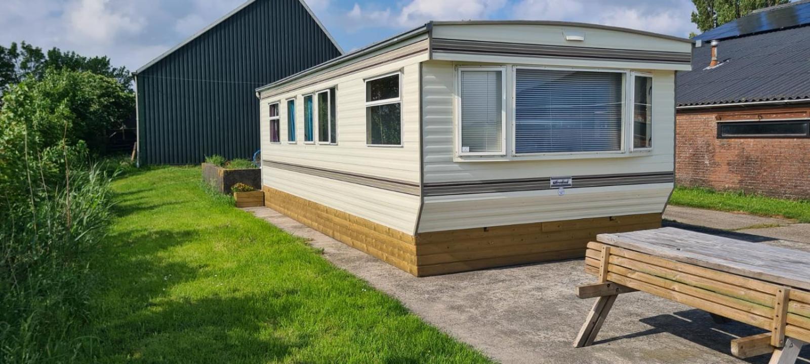 Stacaravan Elly, Minicamping De Grutte Earen Burum Exterior foto
